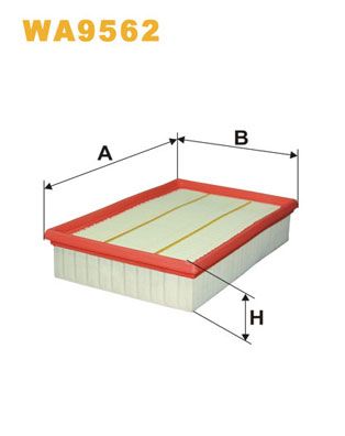 WIX FILTERS Воздушный фильтр WA9562